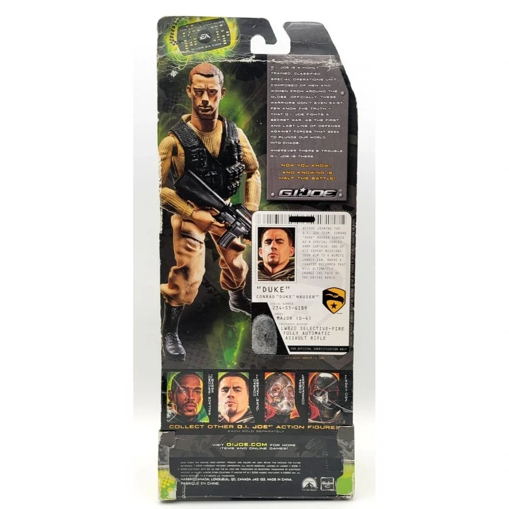 G.I. Joe The Rise of Cobra‎ Jungle Mission Conrad Duke Hauser Channing Tatum NEW